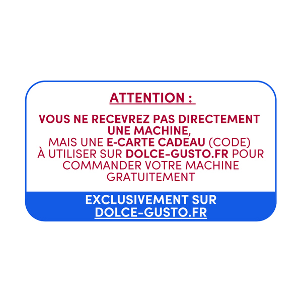 E-Carte Cadeau Machine NEO Caffè BlancheImage