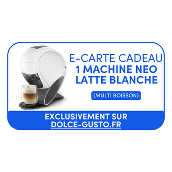 E-Carte Cadeau Machine NEO Latte Blanche