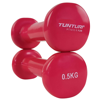 Juego de 2 Mancuernas de vinilo de Tunturi