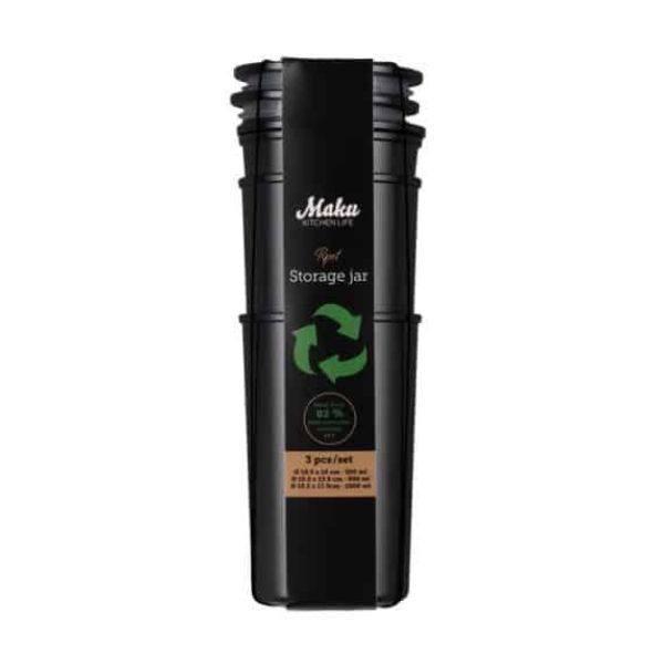 Maku rPET Vorratsdosen-Set (3-teilig)Bild
