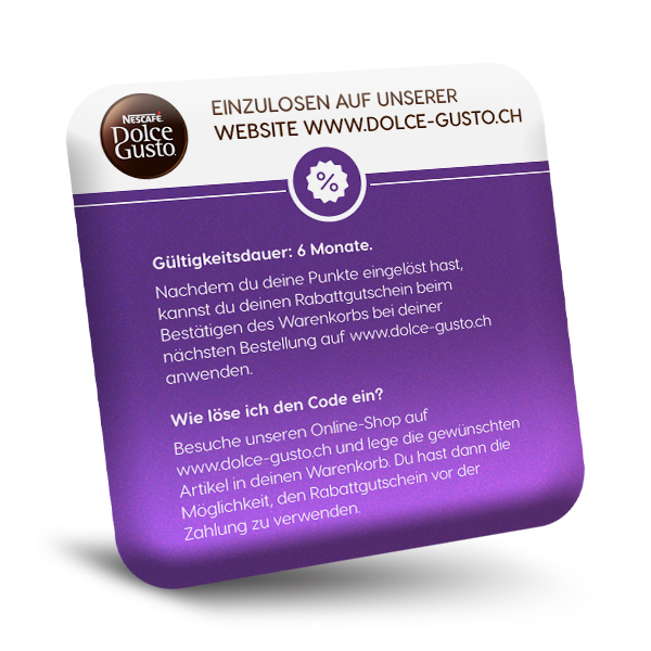 E-Geschenkkarte für die NEO Caffè MaschineBild