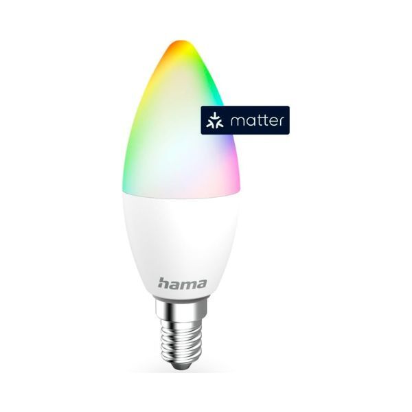 Hama Lampada a candela Smart (E14, 4,9 W, RGBW)Immagine
