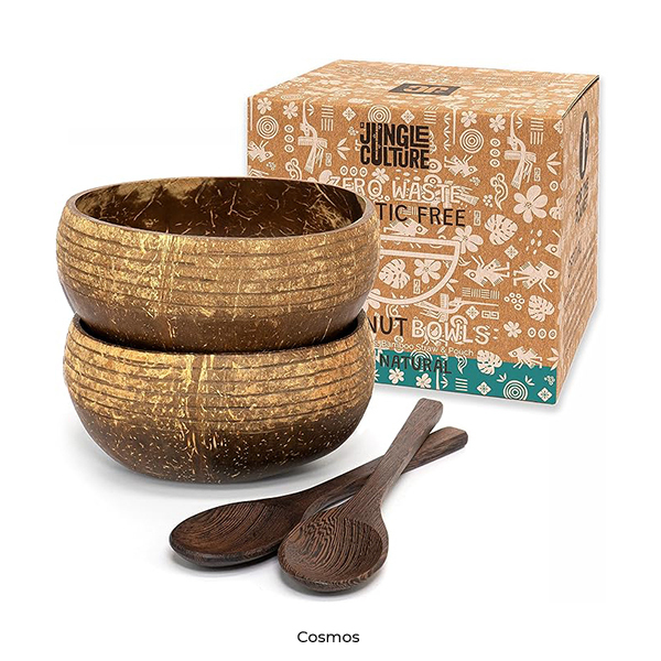 Set de 2 Boles de Coco de Jungle CultureImagen