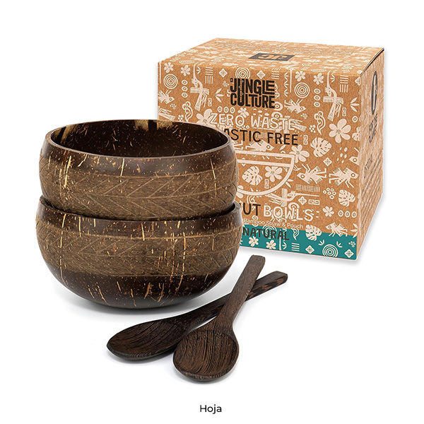 Set de 2 Boles de Coco de Jungle CultureImagen