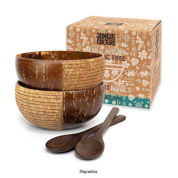Set de 2 Boles de Coco de Jungle CultureImagen
