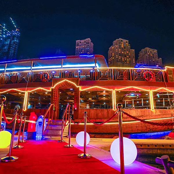 Dubai Marina Dhow Cruise Dinner − Lower DeckImage