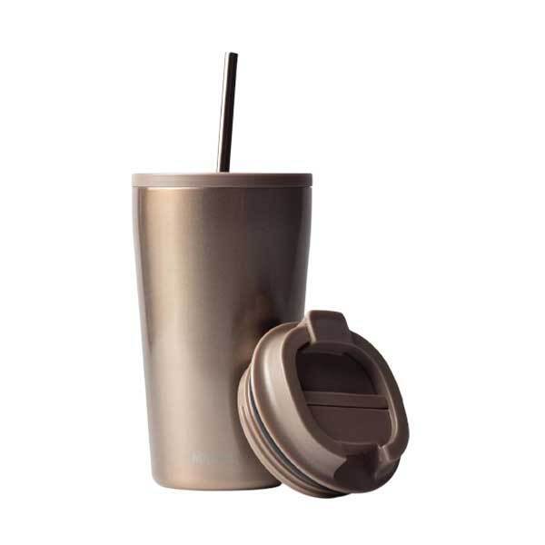 Mug Isotherme de 470ML avec Paille – MAMEIDOImage