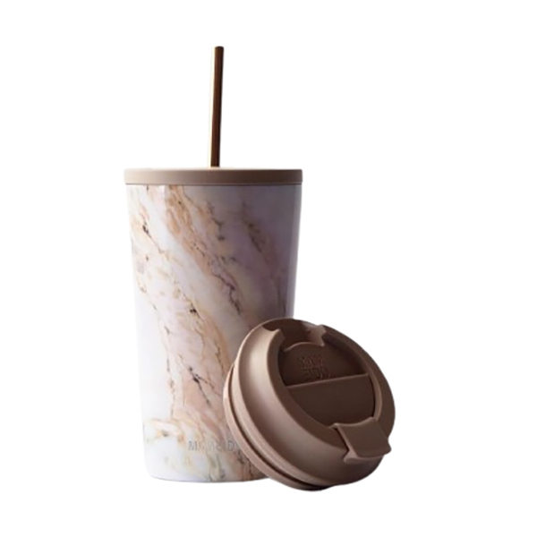 Mug Isotherme de 470ML avec Paille – MAMEIDOImage