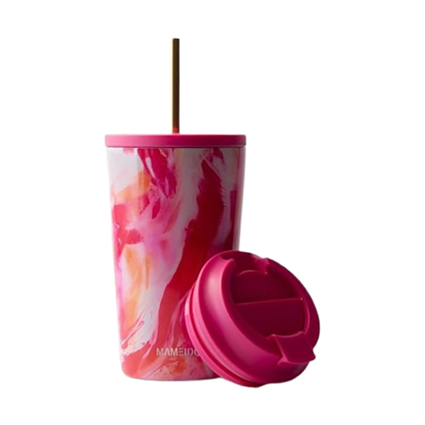 Mug Isotherme de 470ML avec Paille – MAMEIDOImage