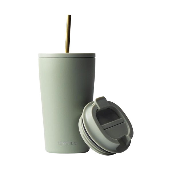 Mug Isotherme de 470ML avec Paille – MAMEIDOImage