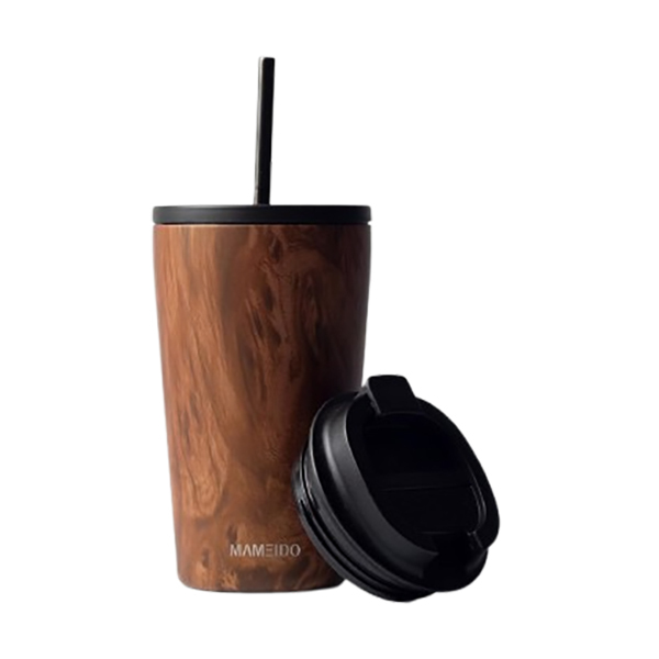 Mug Isotherme de 470ML avec Paille – MAMEIDOImage