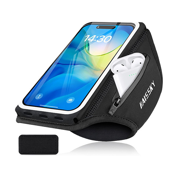 Citamama Fascia da Braccio con Borsa Auricolare e Porta CellulareImmagine