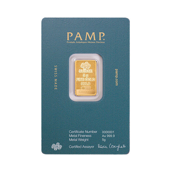 PAMP Arabian Falcon Gold Bar 5gImage