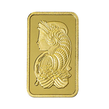 PAMP Lady Fortuna™ Gold Bar with Pendant 10g