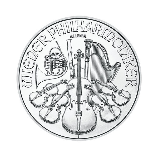 Austrian Mint Vienna Philharmonic Silver Coin 1ozImage
