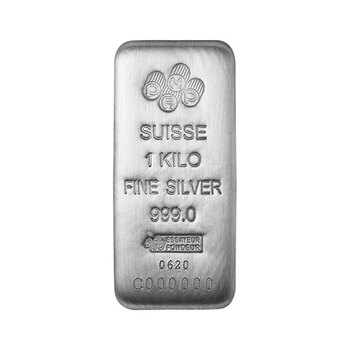 PAMP Silver Cast Bar 1kg