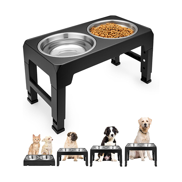 ProzenPro RAISED Height-Adjustable Dog & Cat BowlImage