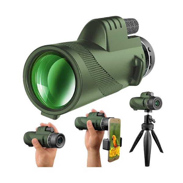 ProzenPro Monocular Telescope 12×50 with Smartphone Mount & TripodImage