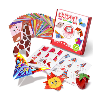 ProzenPro Colorful Origami Kit with 120 Sheets & 54 Projects