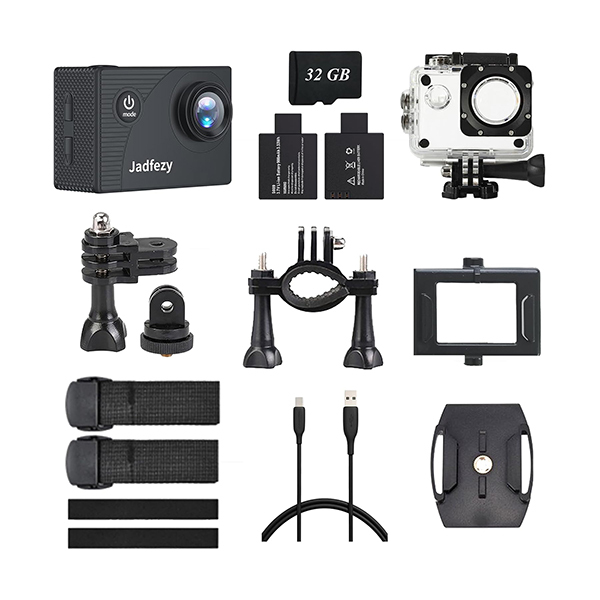 Kit de cámara de acción deportiva HD 1080P de JadfezyImagen