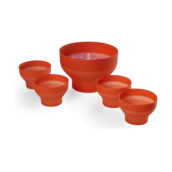 Popcorn XL + 4 Bols de silicona para Microondas de LékuéImagen