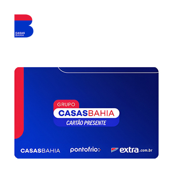 Casas Bahia Cartão presente eletrônico