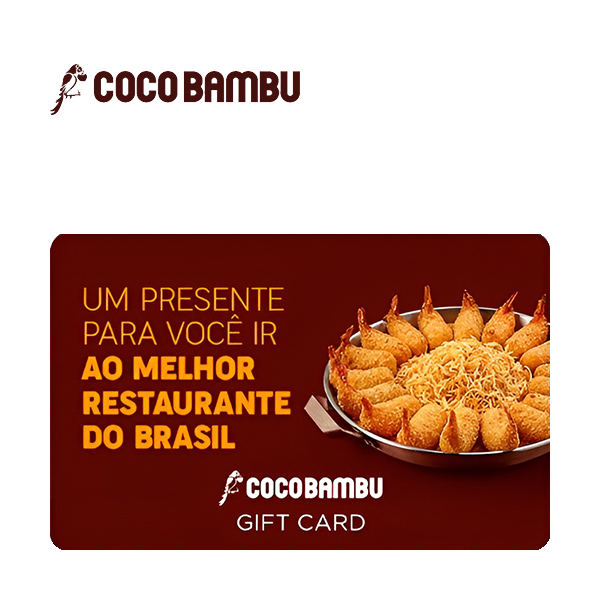 Coco Bambu Cartão presente eletrônicoImagem