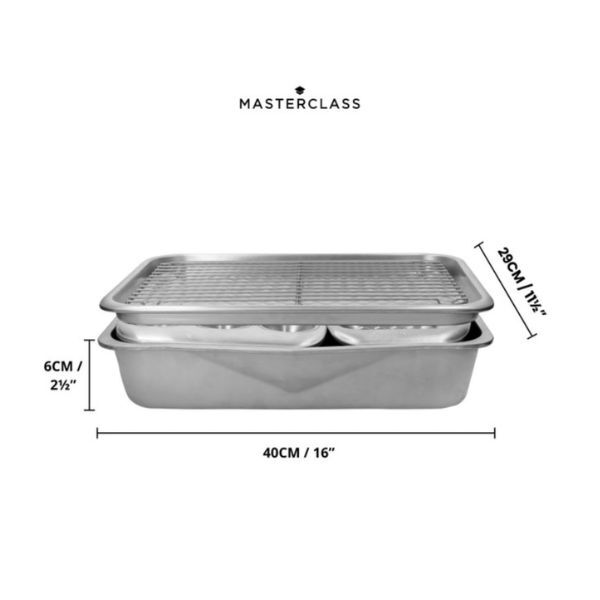 MasterClass Bakset voor stapelen in aluminium (set van 5)Afbeelding