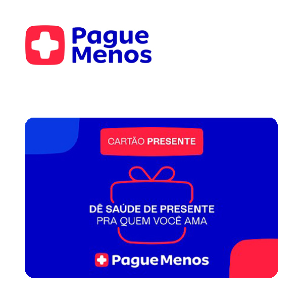 Pague Menos Vale-presente eletrônicoImagem
