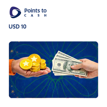 Points to Cash USD10