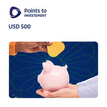 Points to Investment – Tax-Free Investment – USD500