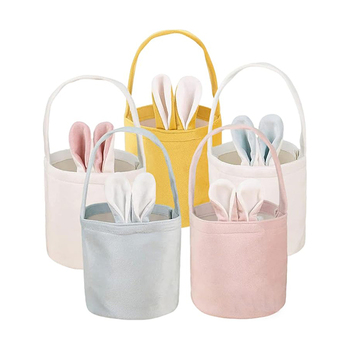 Ensemble de 5 paniers de Pâques avec poignée