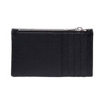 Saint Laurent YSL Logo Quilted Leather Flap Wallet