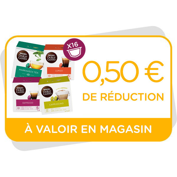 Bon de réduction de 0,50€ à valoir en magasinImage