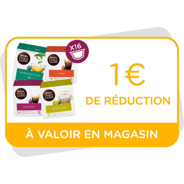 Bon de réduction de 1€ à valoir en magasinImage