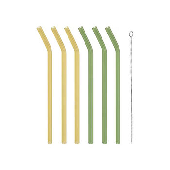 Furber Glasstrohhalme (6-er Set)