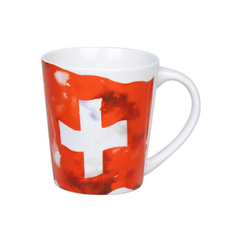 Könitz Universal-Tasse mit Schweizer Flagge 380ML