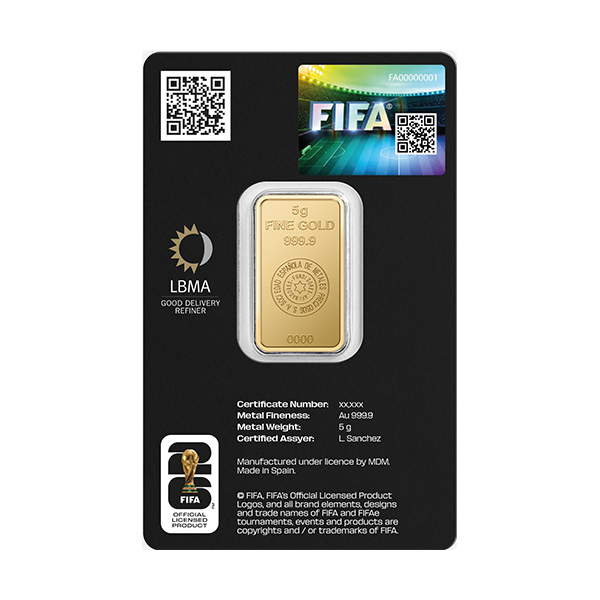 PAMP FIFA World Cup 2026 Gold BarImage