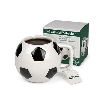 MIJOMA Tazza da caffè da calcio in Dolomite da 400ML