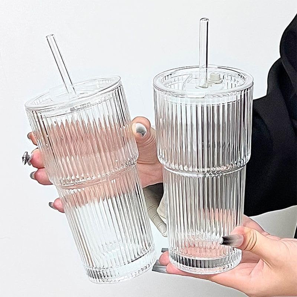 Lot de 2 gobelets en verre de 600ML – RliocvheImage