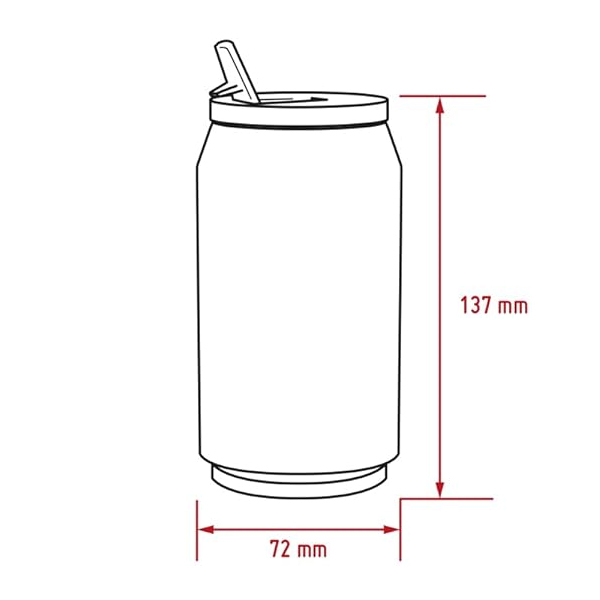 Canette isotherme de 330ML – NerthusImage