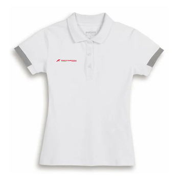 Polo manica corta donna bianco - Smart 2.0
