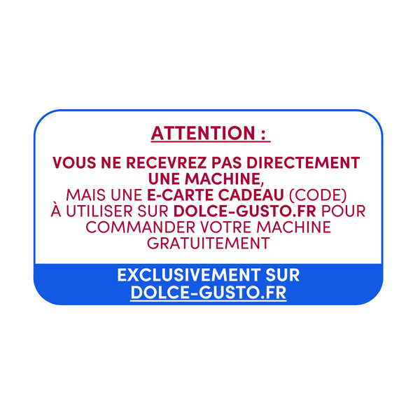 E-Carte Cadeau Machine NEO Latte Noire à valoir sur notre siteImage