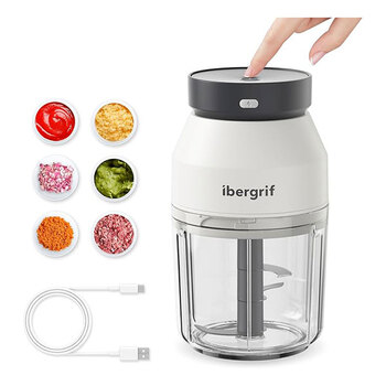 Picadora eléctrica de alimentos M503 400ML de Ibergrif