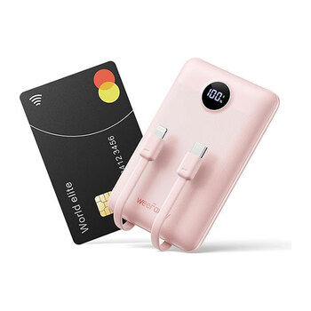 Mini batería externa de 22,5W de WeeFancy (Rosa)