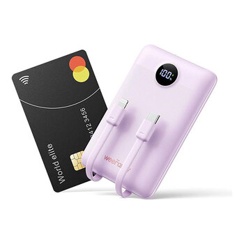 Mini batería externa de 22,5W de WeeFancy (Morado)