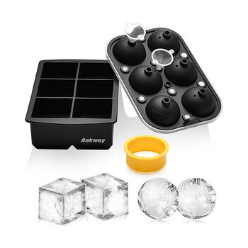 Bandeja Ice Cube + Ice Ball de Ankway