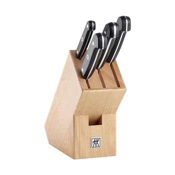 Conjunto de 4 Facas com Bloco de Madeira da Zwilling