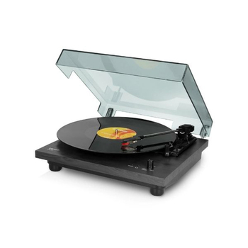 Leitor de discos LS-10BK com colunas incorporadas da Lenco