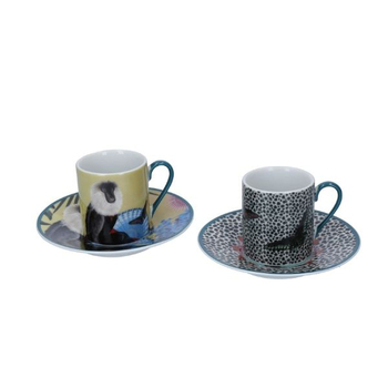 Conjunto de 2 copas e pires expresso 